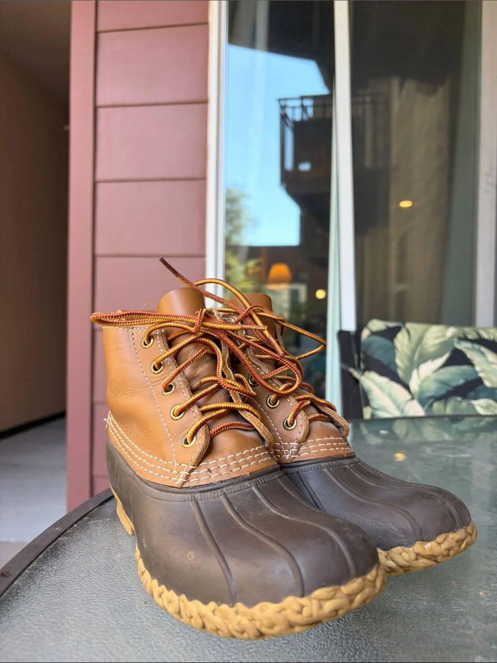 Womens's Brown and Black Waterproof Duck Boots